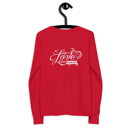 Love - Youth long sleeve tee - View All Colors